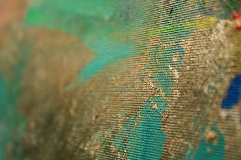 Original Abstract Beach Painting by Magdalena Morey