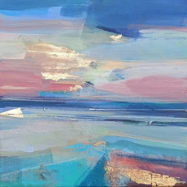 Print of Abstract Seascape Paintings by Magdalena Morey