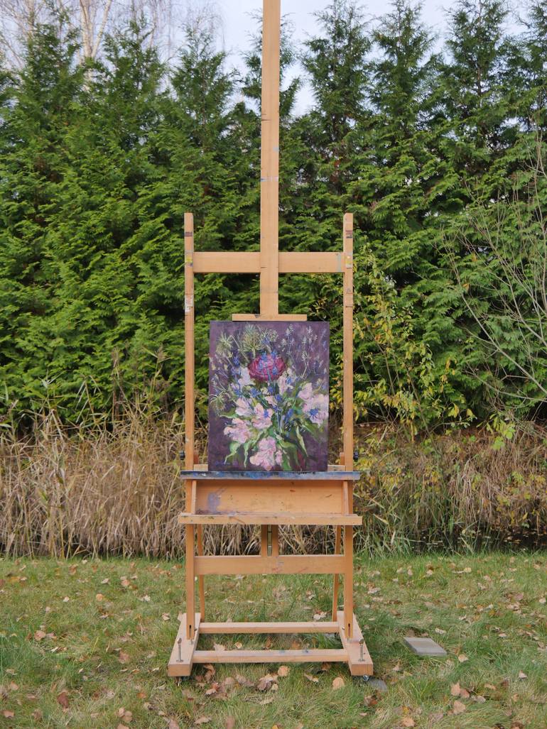 Original Realism Floral Painting by Zoja Golubeva