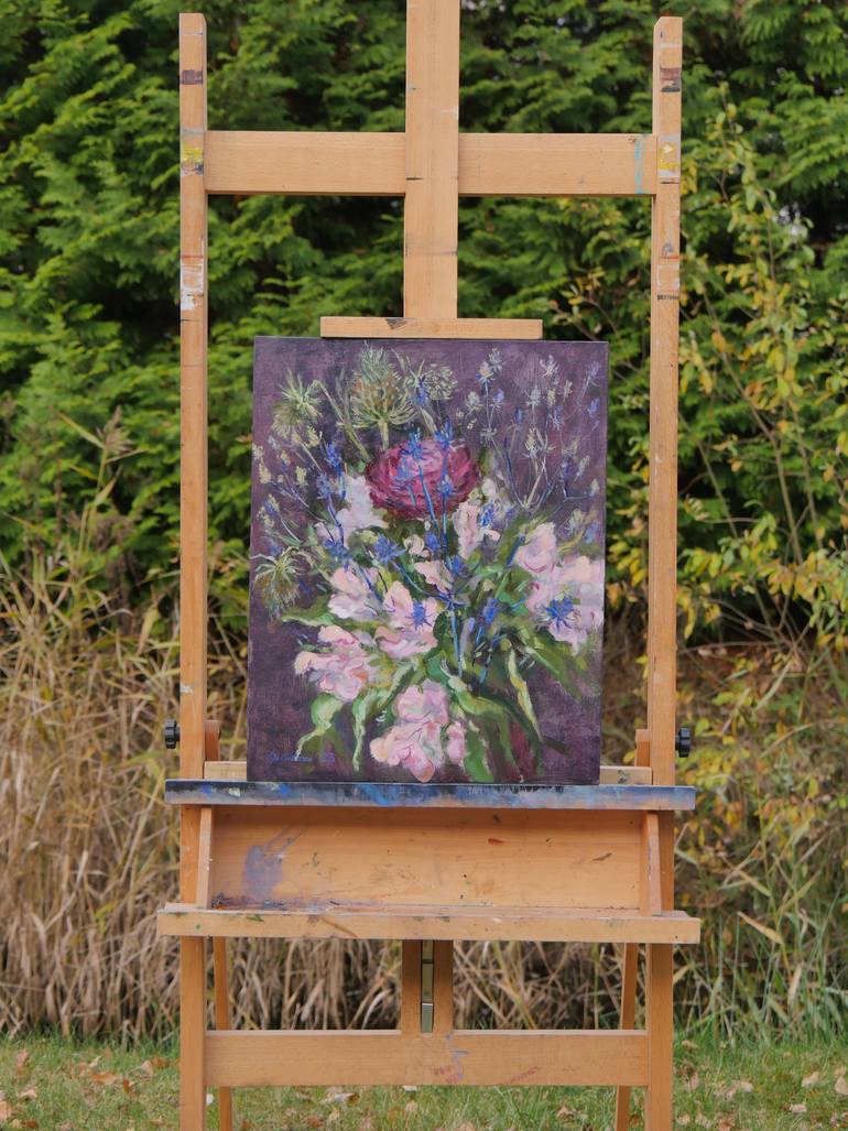 Original Realism Floral Painting by Zoja Golubeva
