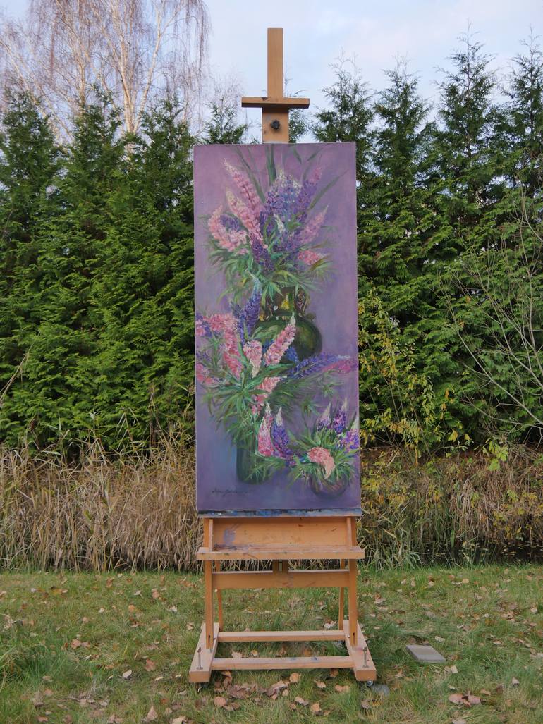 Original Realism Floral Painting by Zoja Golubeva