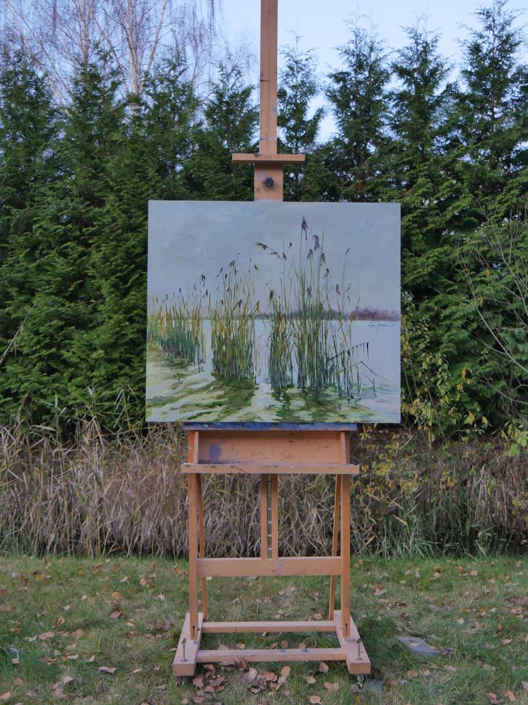 Original Impressionism Landscape Painting by Zoja Golubeva