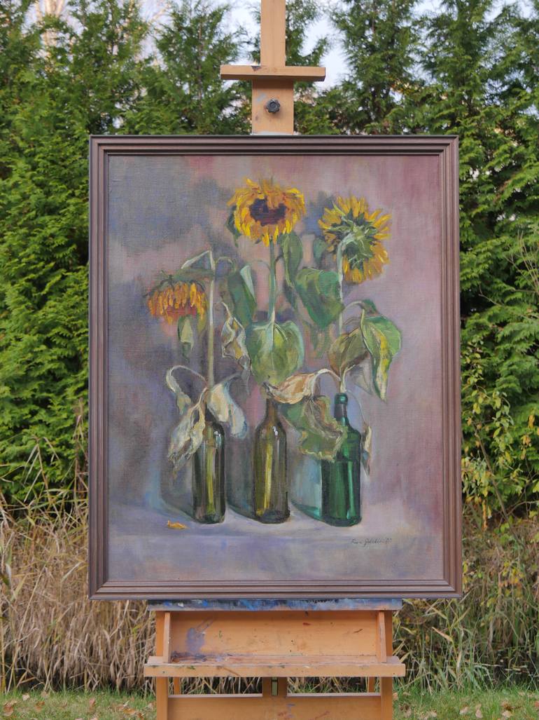 Original Impressionism Still Life Painting by Zoja Golubeva