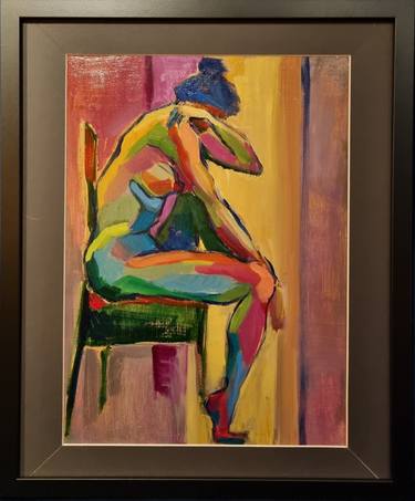 Original Contemporary Nude Painting by Zoja Golubeva