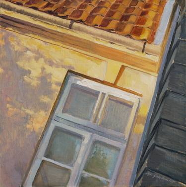 Original Expressionism Architecture Paintings by Zoja Golubeva