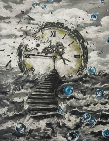 Print of Time Paintings by Jelena Janic