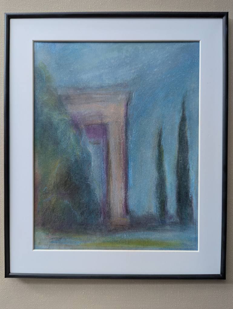 Original Art Nouveau Architecture Drawing by Victoria Boychenko
