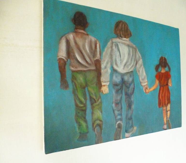 Original Contemporary Family Painting by Tenmi HANAGI