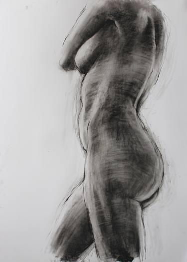 Original Realism Nude Drawings by Mateusz Kijak