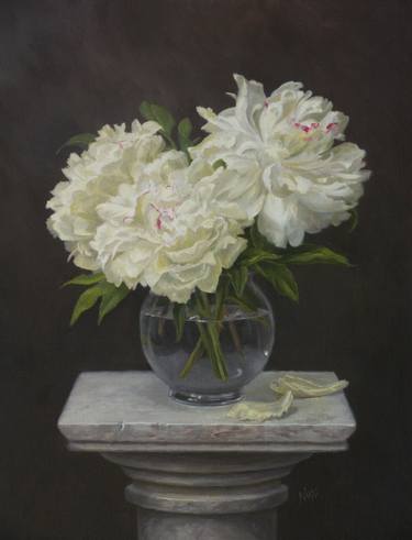 Original Floral Painting by Barbara Nuss