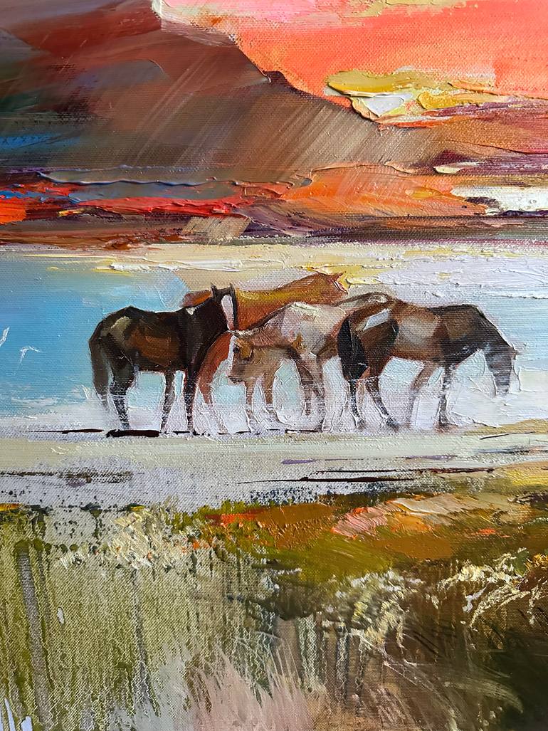 Original Impressionism Seascape Painting by Bond Tetiana