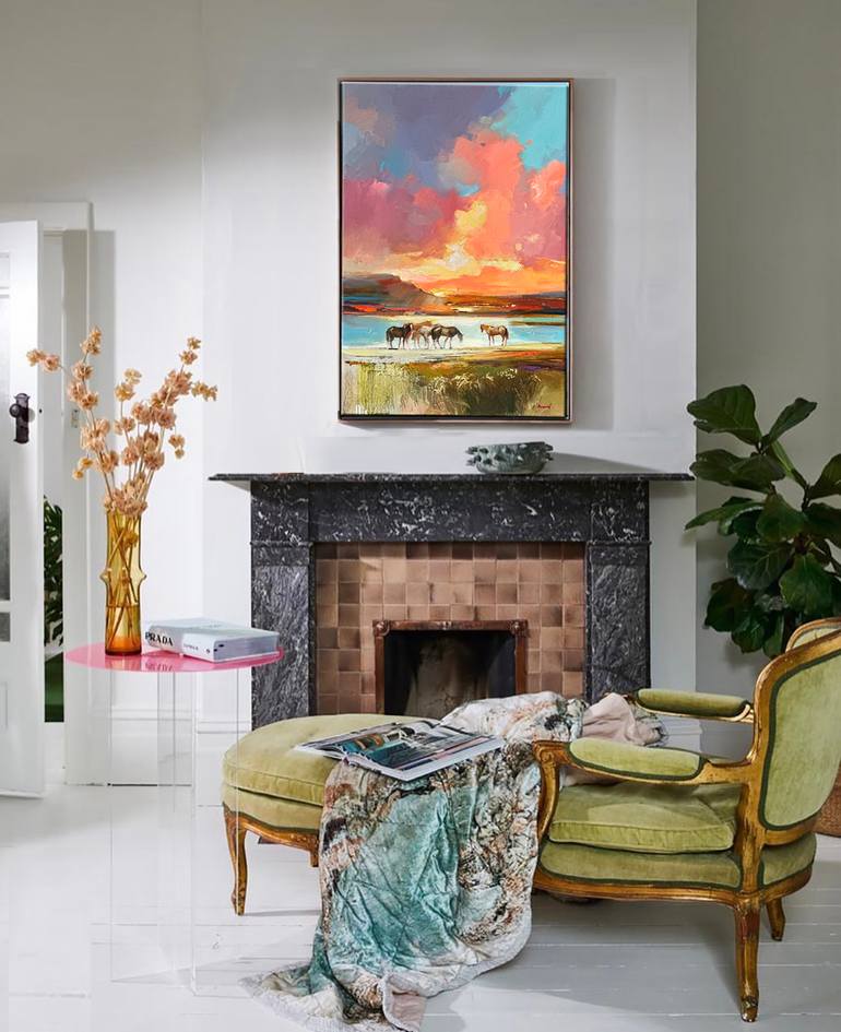 Original Impressionism Seascape Painting by Bond Tetiana