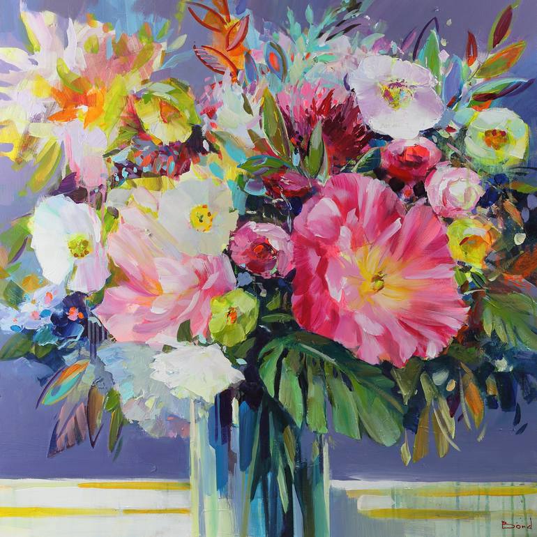 Original Expressionism Still Life Paintings by Bond Tetiana