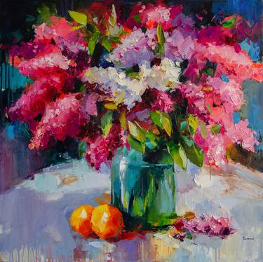 Original Expressionism Still Life Paintings by BOND Tetiana