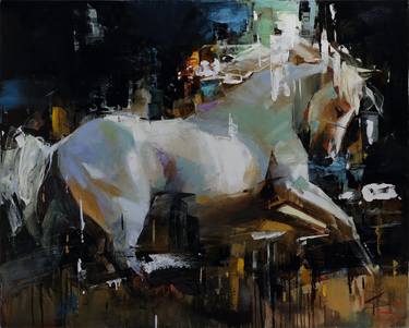 Original Abstract Expressionism Animal Paintings by BOND Tetiana