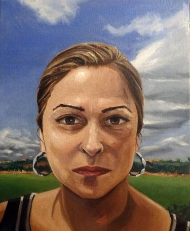 Original Portrait Painting by Kenneth Browne