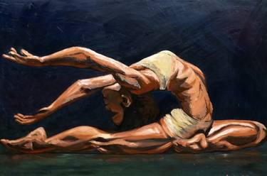 Original Impressionism Sport Paintings by Evelina Linn