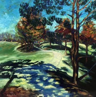 Original Impressionism Landscape Paintings by Evelina Linn