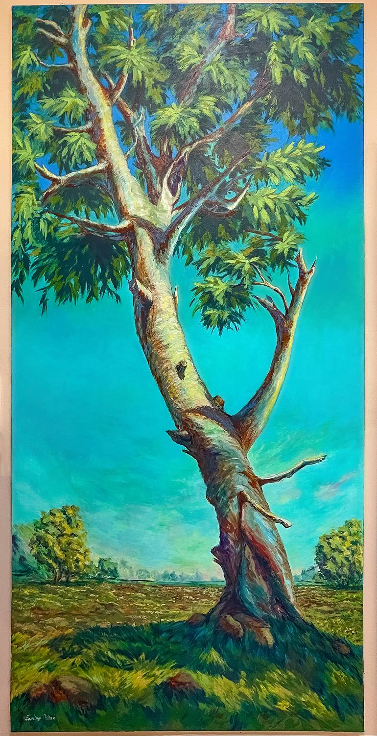 Original Impressionism Landscape Painting by Evelina Linn