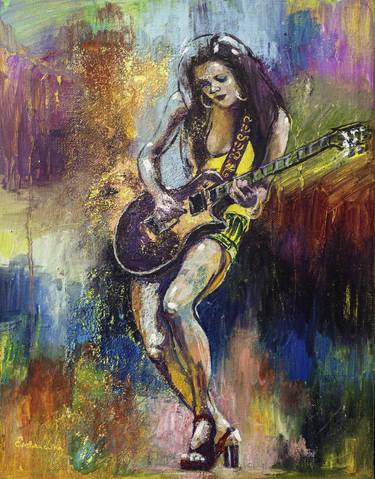 Print of Music Paintings by Evelina Linn