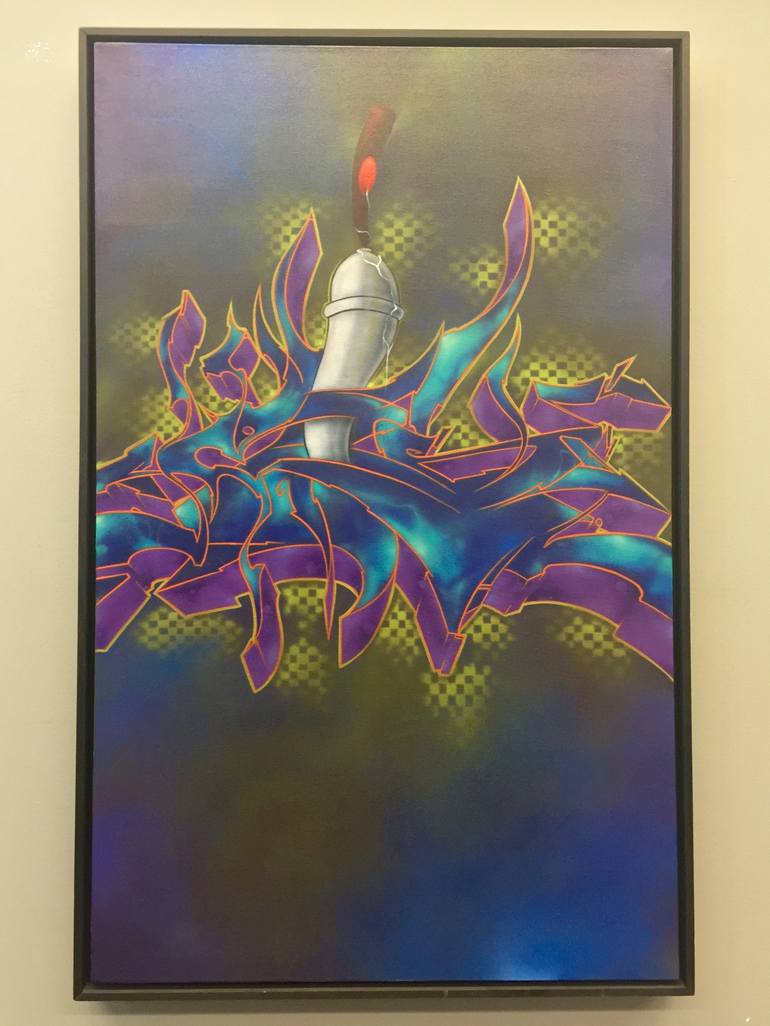 Original Graffiti Painting by CES ONE