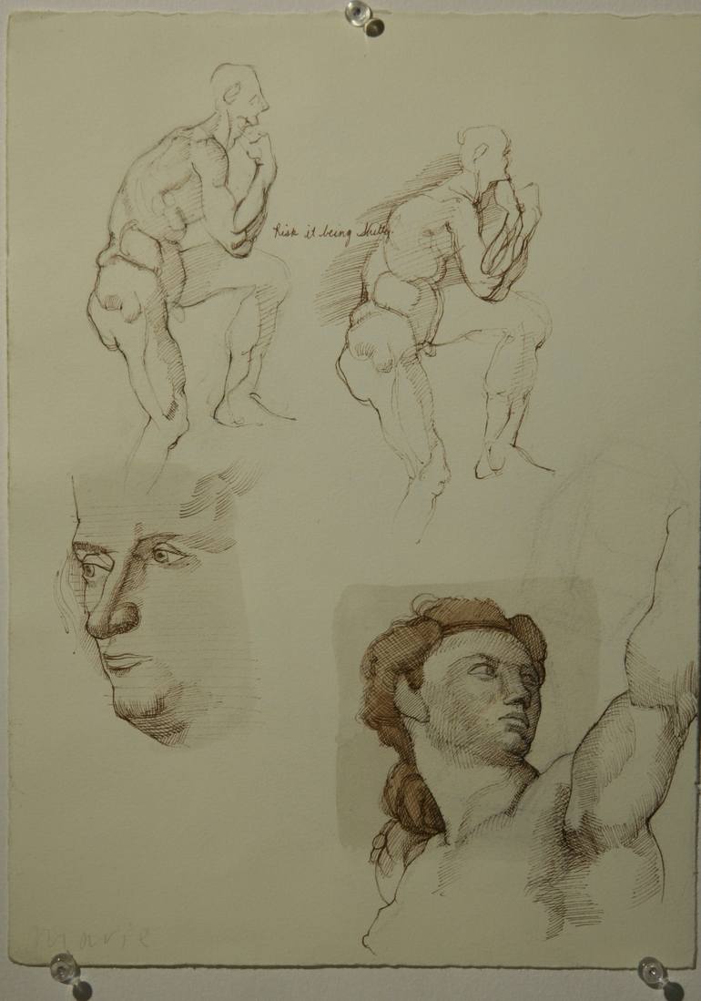 Original Other People Drawing by Arie James Dallas