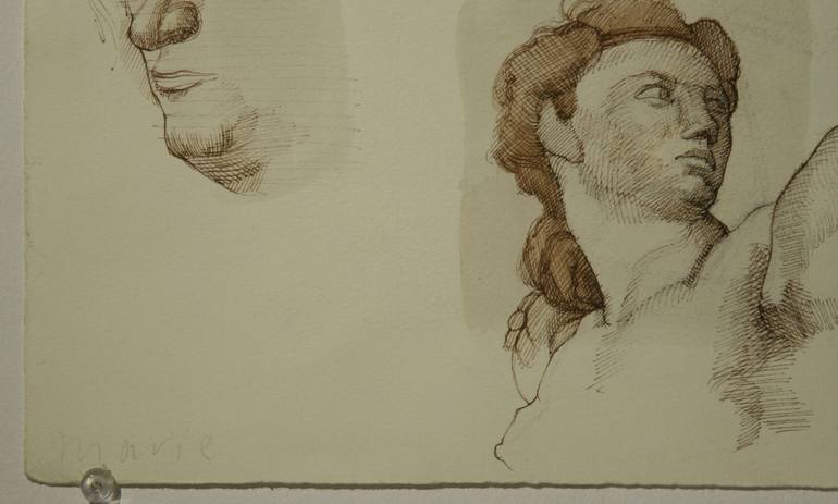 Original Other People Drawing by Arie James Dallas