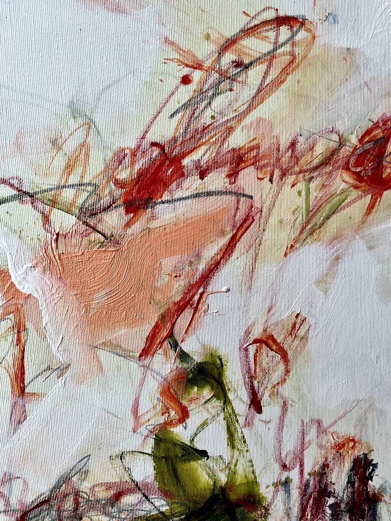 Original Abstract Expressionism Abstract Painting by Ines Klich