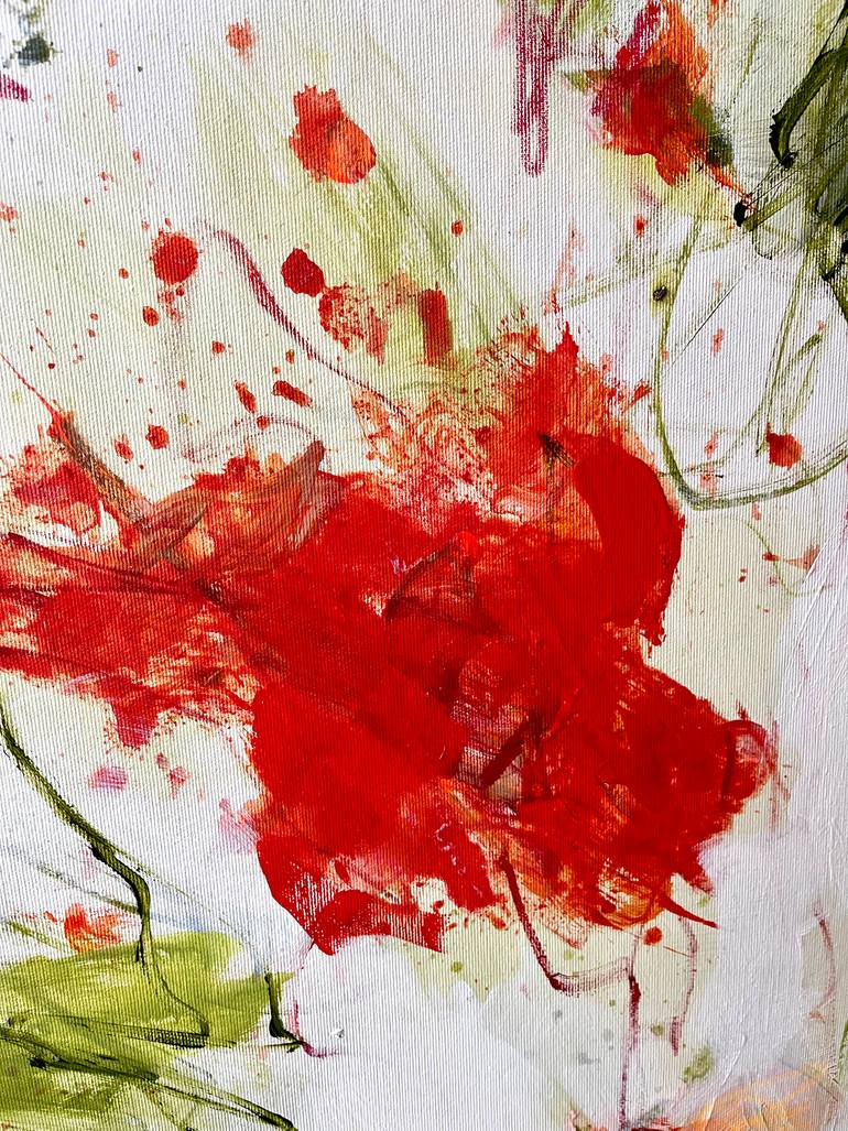 Original Abstract Expressionism Abstract Painting by Ines Klich