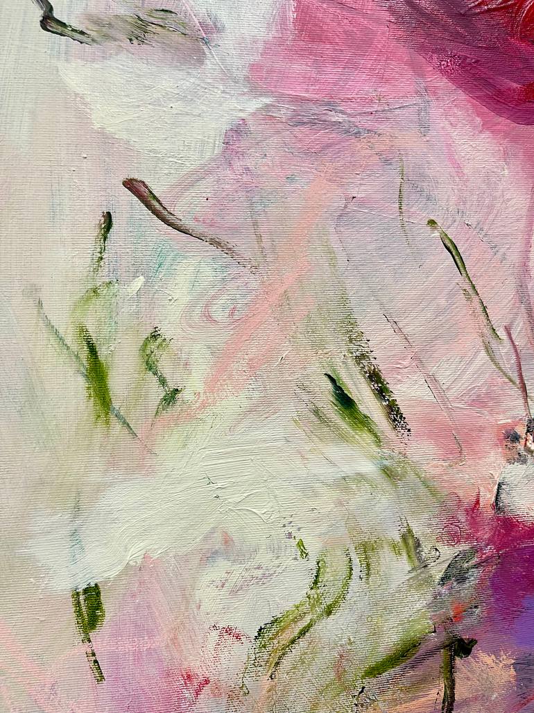 Original Abstract Expressionism Abstract Painting by Ines Klich
