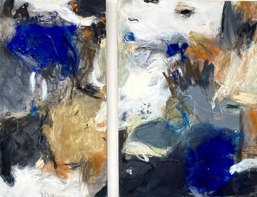 Original Abstract Expressionism Abstract Paintings by Ines Klich