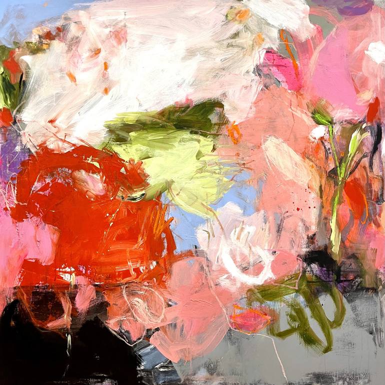 Original Abstract Expressionism Abstract Paintings by Ines Klich