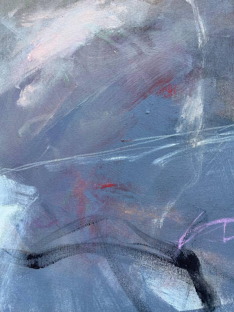 Original Abstract Expressionism Abstract Painting by Ines Klich