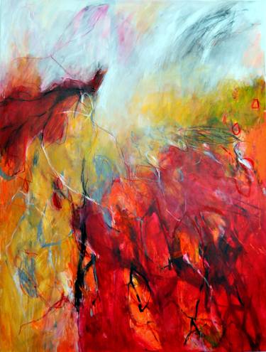 Original Abstract Landscape Paintings by Ines Klich