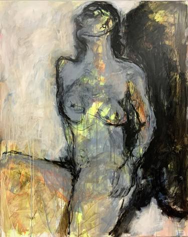 Original Abstract Nude Paintings by Ines Klich