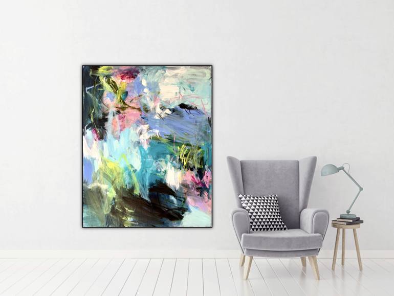 Original Abstract Painting by Ines Klich