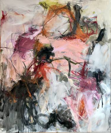 Original Abstract Expressionism Abstract Paintings by Ines Klich