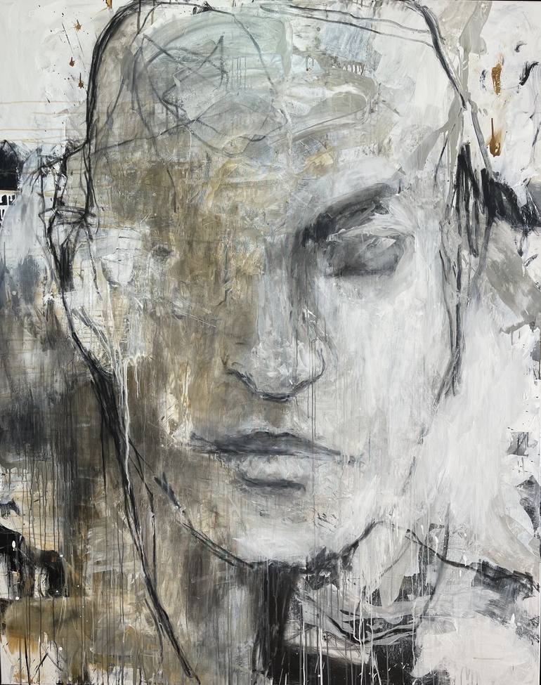 je continue ma route Painting by Ines Klich | Saatchi Art