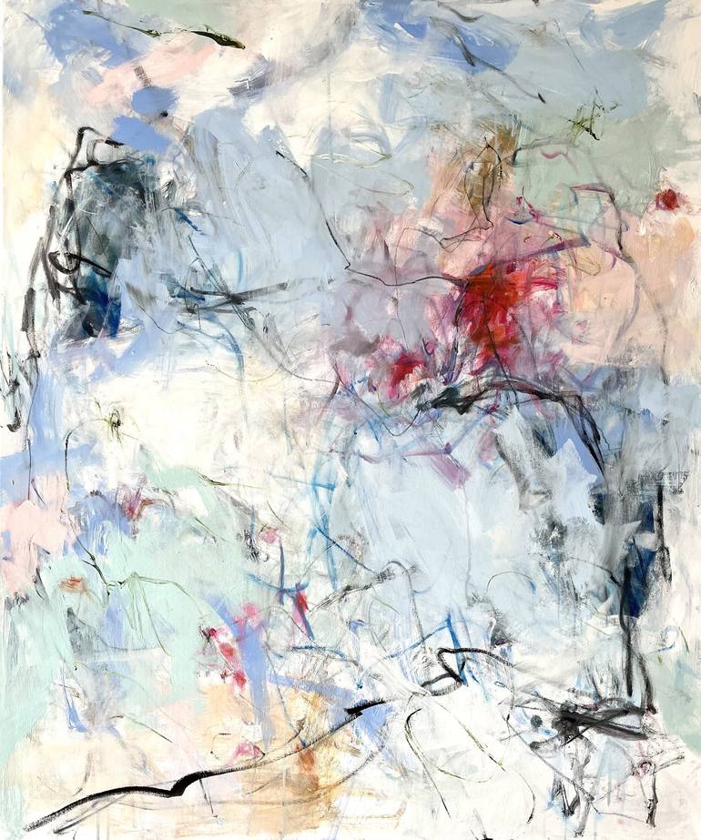 Original Abstract Expressionism Abstract Paintings by Ines Klich