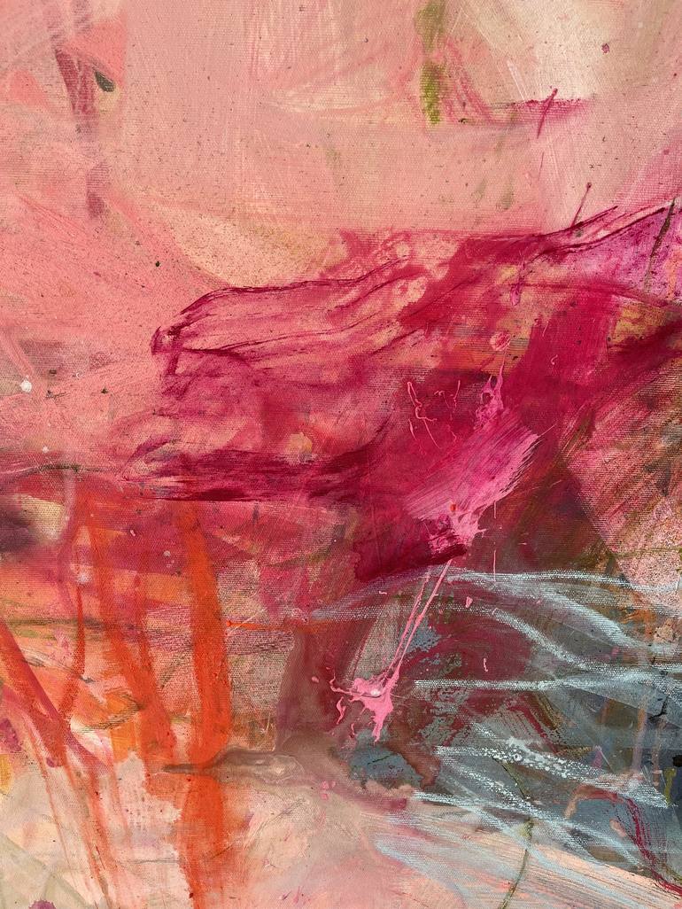 Original Abstract Expressionism Abstract Painting by Ines Klich