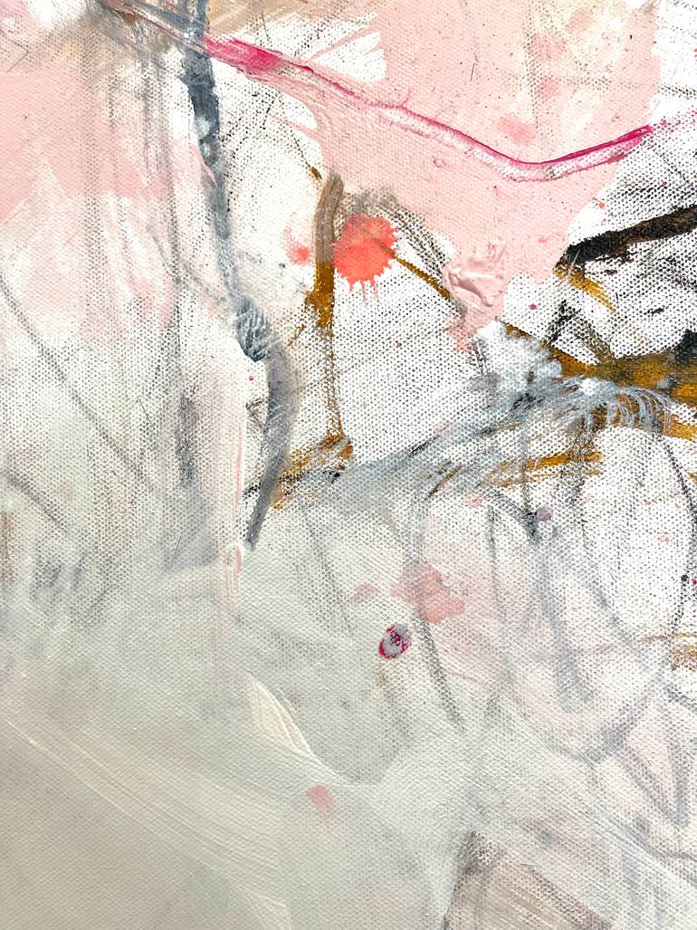 Original Abstract Expressionism Abstract Painting by Ines Klich