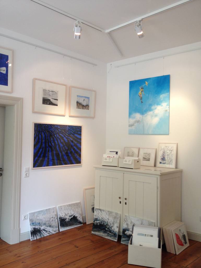 Original Figurative People Painting by A Weyer