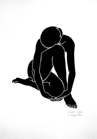 Print of Figurative Nude Printmaking by A Weyer