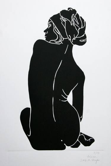 Print of Nude Printmaking by A Weyer