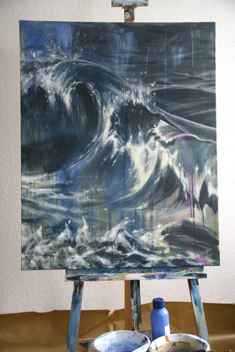 Original Seascape Painting by A Weyer