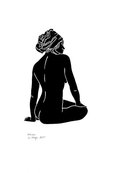 Original Figurative Women Printmaking by A Weyer