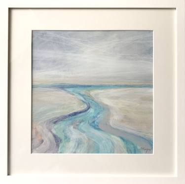 Original Abstract Seascape Paintings by A Weyer