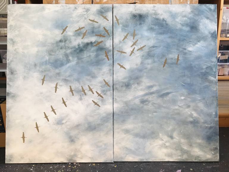 Original Modernism Nature Painting by A Weyer