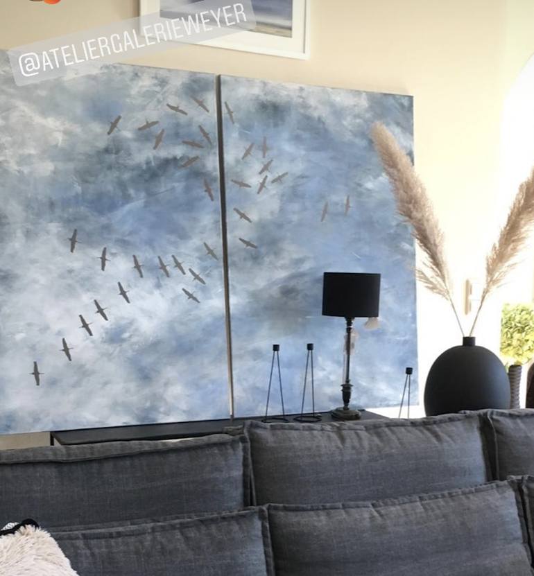 Original Modernism Nature Painting by A Weyer