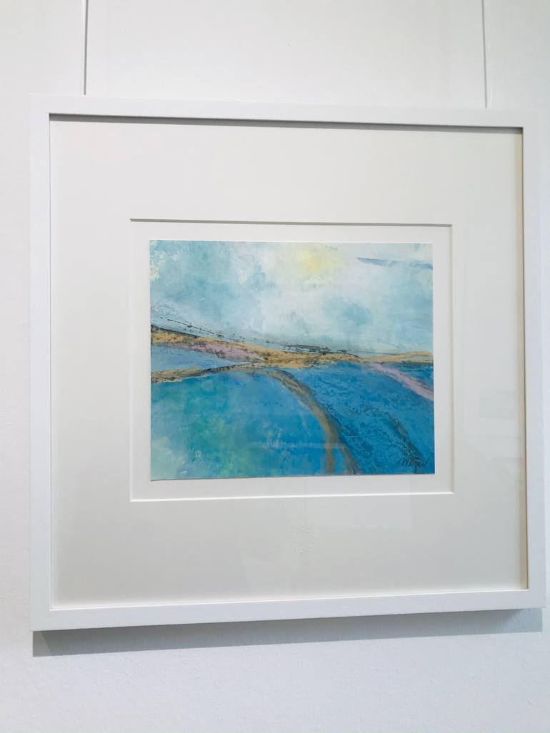 Original Abstract Landscape Painting by A Weyer